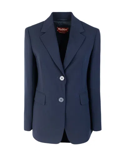 Max Mara Studio Women's Tailored Single-breasted Blazer In Blu