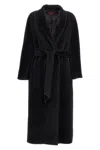 Max Mara Maxmara Studio Usa Coat In Black