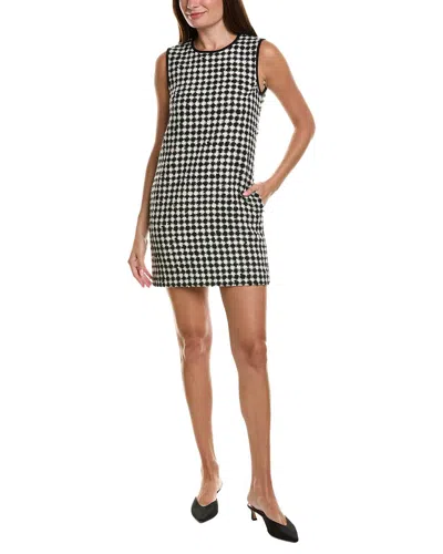Max Mara Studio Wool & Silk-blend Shift Dress In 001