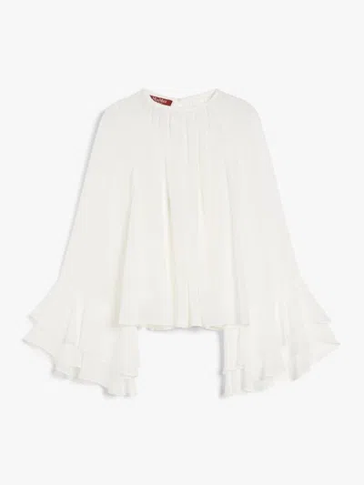 Max Mara Studio Zeo Shirt Optic White