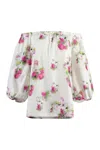 Max Mara Women's Zigrino Printed Blouse Top