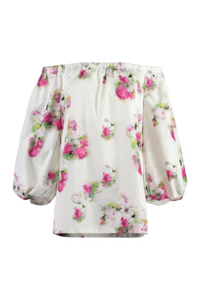 MAX MARA MAX MARA STUDIO ZIGRINO PRINTED BLOUSE
