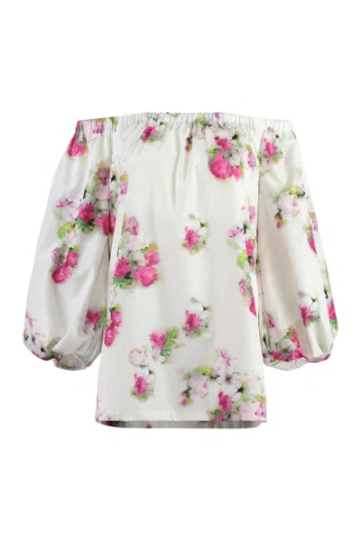 MAX MARA MAX MARA STUDIO ZIGRINO PRINTED BLOUSE