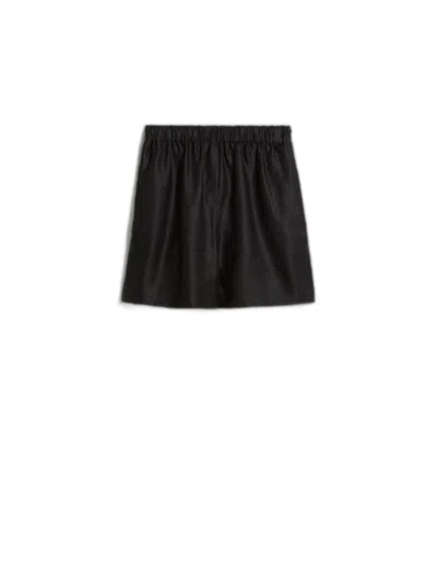 Max Mara Stylish Black Cotton Short Trousers For Women