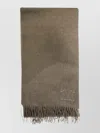 Max Mara Stylish Edges Fringed Scarf