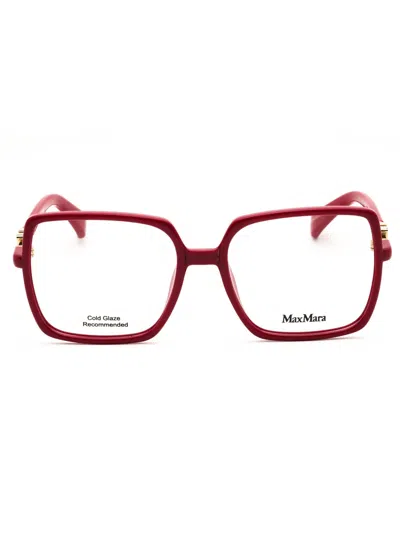 Max Mara Stylish Rectangular Eyeglasses For Women In Transparent