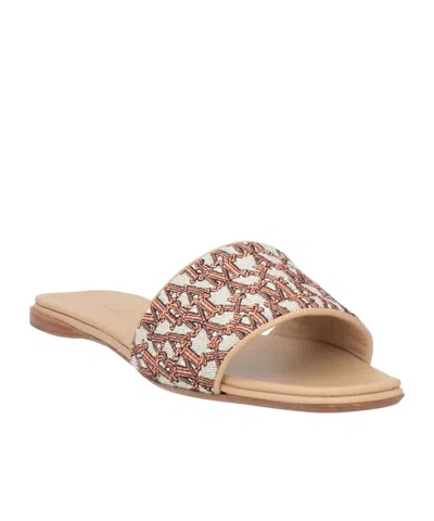 Max Mara Stylish Thong Sandals In Neutral