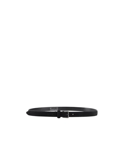 Max Mara Suede Belt In Black