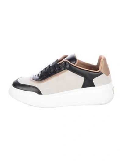 Pre-owned Max Mara Suede Chunky Sneakers In Multicolor