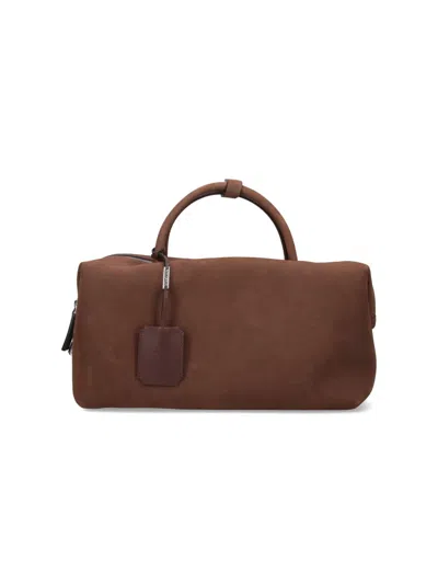 MAX MARA SUEDE HOLDALL MEDIUM BAG