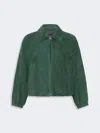 Max Mara Suede Jacket In Multi