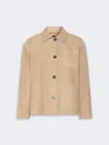 Max Mara Suede Pocket Jacket In Brown