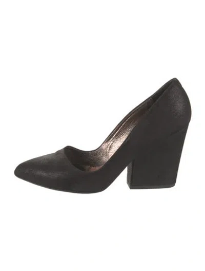 Pre-owned Max Mara Suede Pumps In Multi