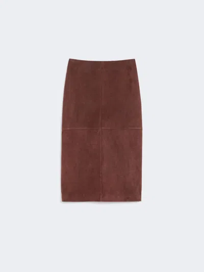 Max Mara Suede Skirt