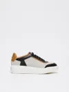 Max Mara Urban Suede Sneakers In Camel