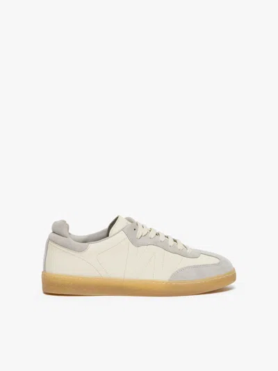 Max Mara Suede Sneakers In White