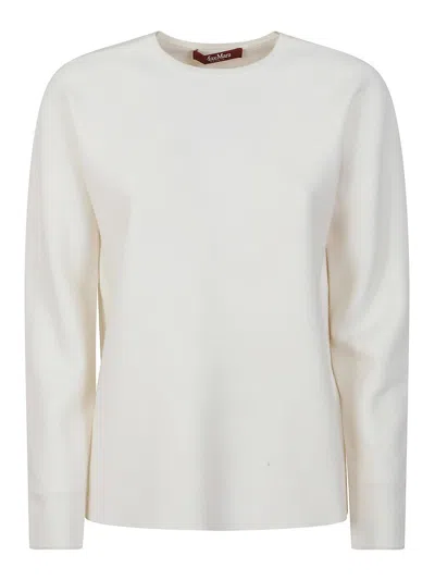 Max Mara Sweater In White