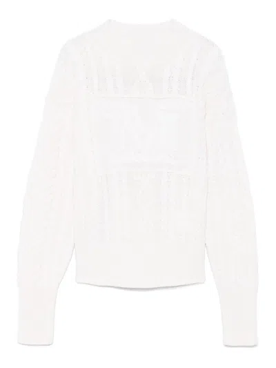 MAX MARA SUÉTER CUELLO REDONDO - BLANCO