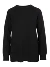 Max Mara Derrik Cachemire Roundneck Sweater In Negro