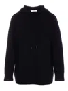 Max Mara Black Wool Taddeo Sweatshirt In Black
