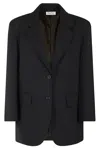 Max Mara Verber Wool Blazer In Black