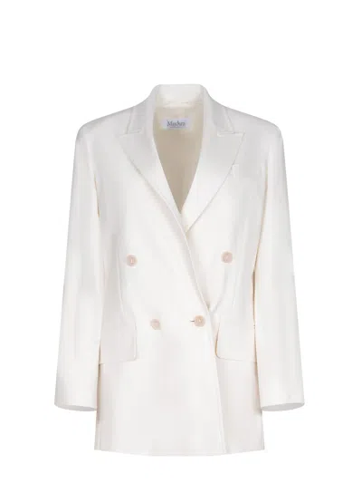Max Mara "suez" Blazer In White