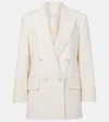 Max Mara Suez Double-breasted Cotton-blend Blazer