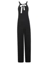 Max Mara Estro Jumpsuit With Interchangeable Ribbon In Black
