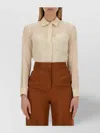 Max Mara Summer Breeze Button Down Shirt In Neutral
