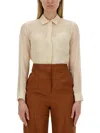 Max Mara Vongola Shirt In Ivory