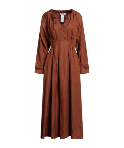 Max Mara Summer Dresses In Brown