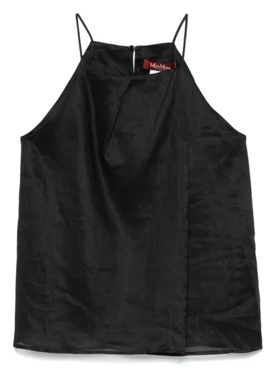Max Mara Summer Oberteil In Schwarz