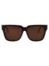Max Mara Rectangular Sunglasses In Brown