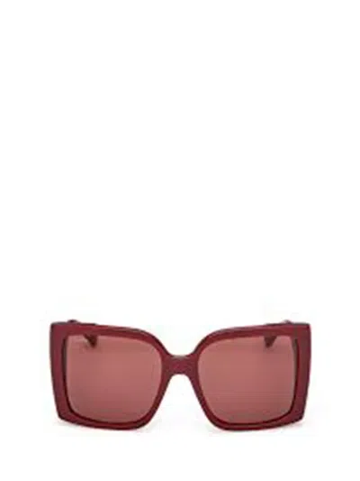 Max Mara Sunglasses In Burgundy