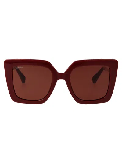 Max Mara Sunglasses In Red