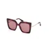 Max Mara Design Metal & Acetate Cat-eye Sunglasses In Violet