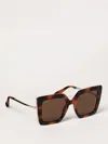 Max Mara Havana Injectate Sunglasses In Brown