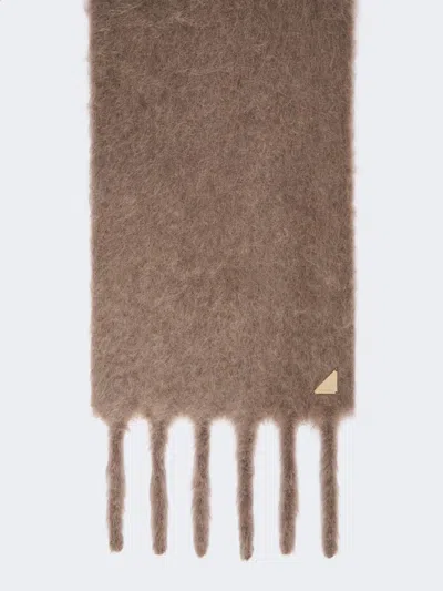 Max Mara Suri Alpaca Scarf In Brown