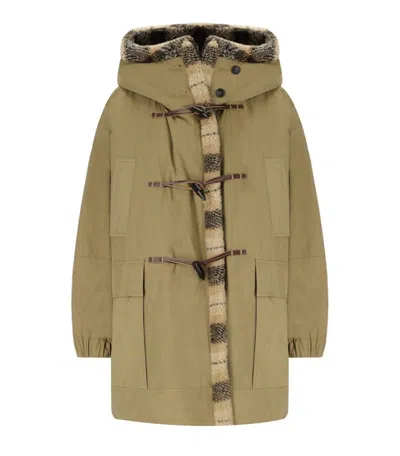 Max Mara Susa Beige Parka In Neutrals