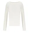 Max Mara Svago White Sweater In White