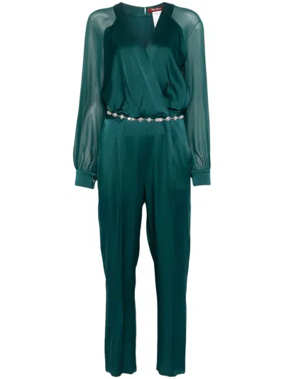 Max Mara Svelto Jumpsuit In Verde Eden