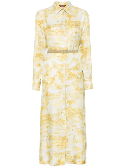 Max Mara Svelto Maxi Dress In Grey