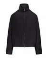 Max Mara Black Coat With High Collar In Black