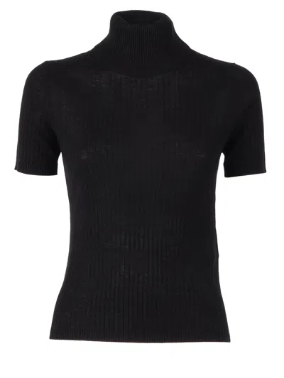Max Mara Sweater In Black