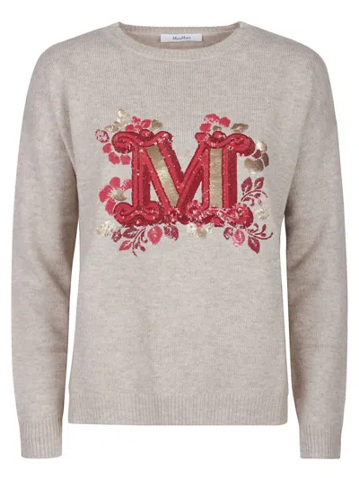 Max Mara Sweater In Brown