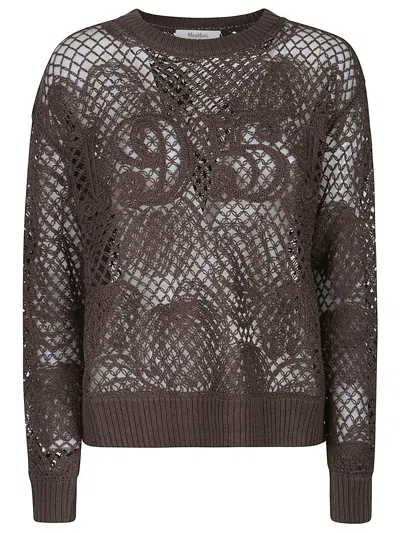 Max Mara Sweater In Brown