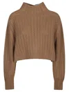 Max Mara Sweater In Brown