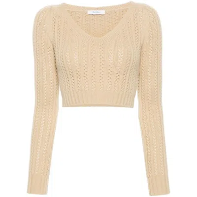 Max Mara Sweaters In Brown