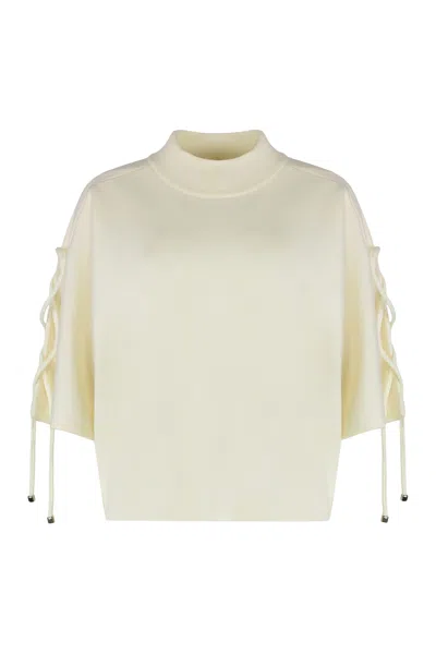 Max Mara Sweater Drink In Wool In Neutral