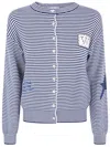 Max Mara Weekend Patch Cardigan In Blue